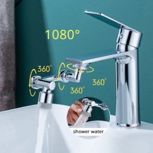 Universal 1080 Swivel Faucet Aerator Multifunction Faucet Extender Universal